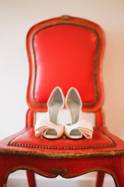 christain louboutin wedding shoes bow